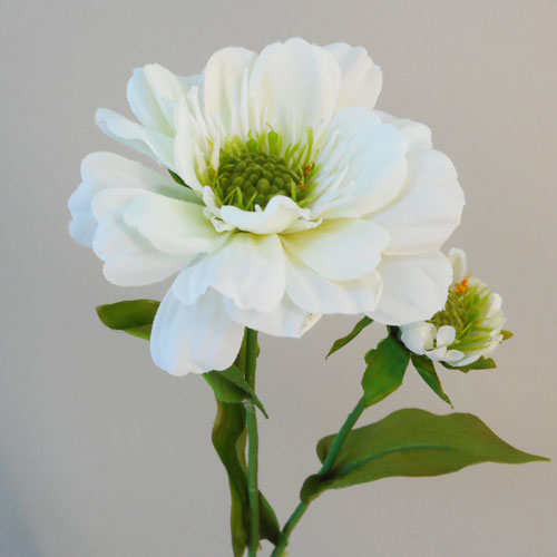 Zinnia Pale Pink 46cm Artificial Flowers